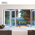 Novo design Estilo Europeu cozinha dobrável janela grade de alumínio